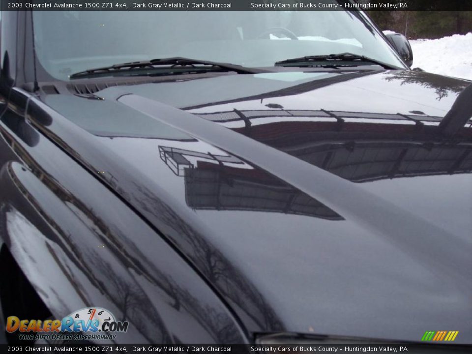 2003 Chevrolet Avalanche 1500 Z71 4x4 Dark Gray Metallic / Dark Charcoal Photo #16