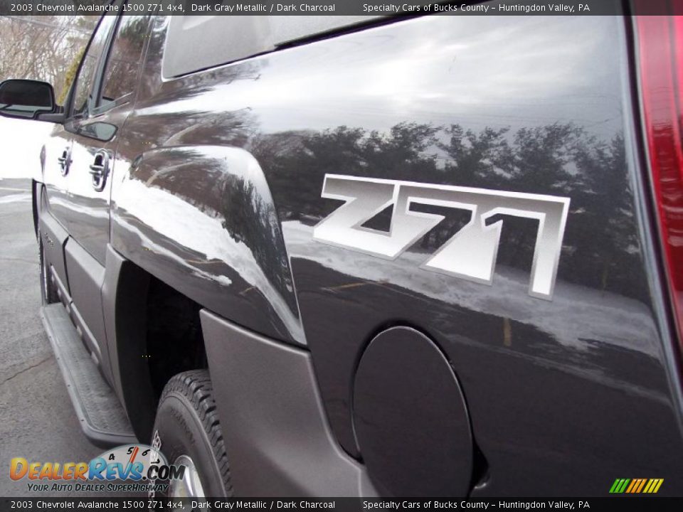 2003 Chevrolet Avalanche 1500 Z71 4x4 Dark Gray Metallic / Dark Charcoal Photo #19