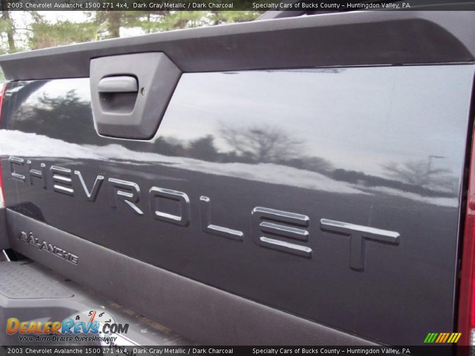2003 Chevrolet Avalanche 1500 Z71 4x4 Dark Gray Metallic / Dark Charcoal Photo #21