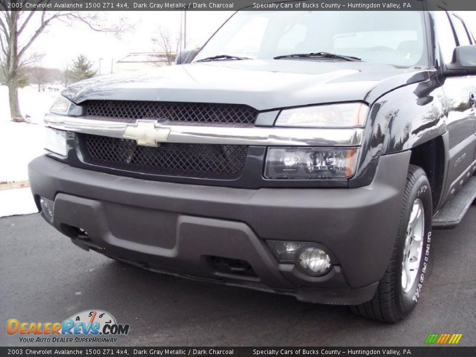 2003 Chevrolet Avalanche 1500 Z71 4x4 Dark Gray Metallic / Dark Charcoal Photo #22