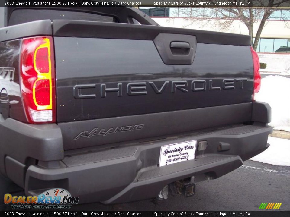 2003 Chevrolet Avalanche 1500 Z71 4x4 Dark Gray Metallic / Dark Charcoal Photo #23