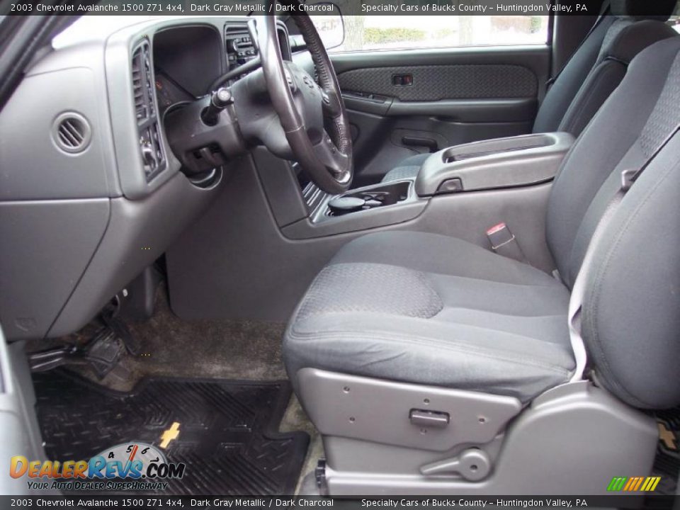 2003 Chevrolet Avalanche 1500 Z71 4x4 Dark Gray Metallic / Dark Charcoal Photo #26