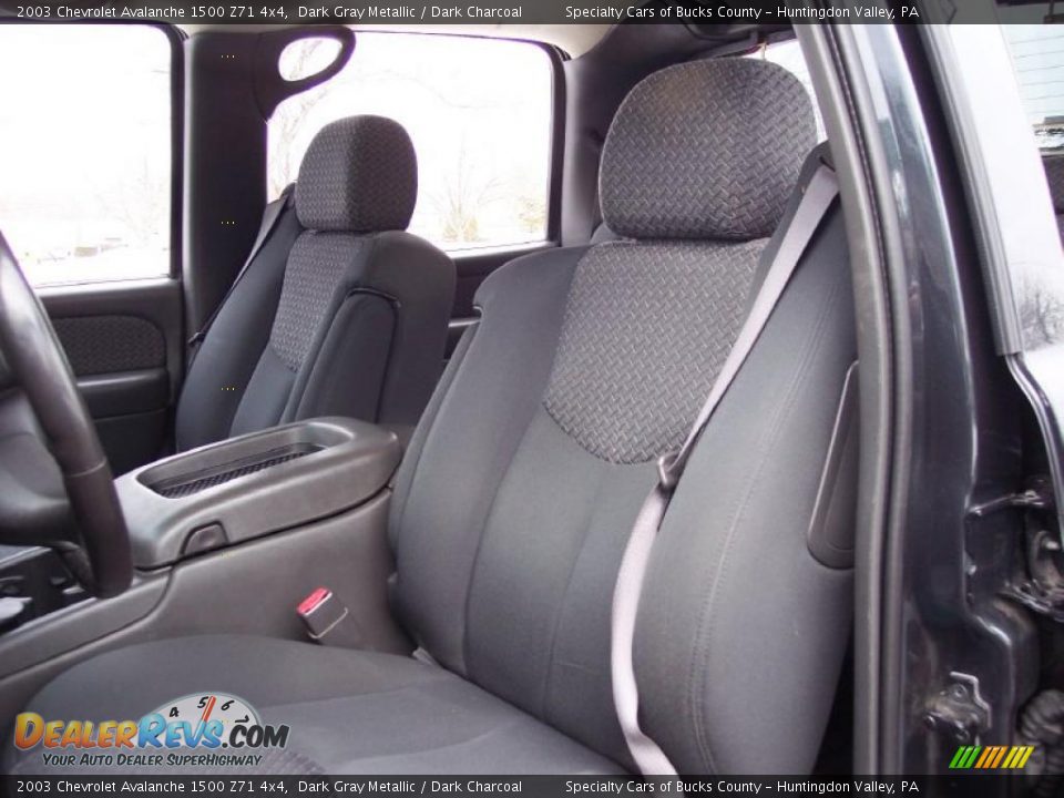 2003 Chevrolet Avalanche 1500 Z71 4x4 Dark Gray Metallic / Dark Charcoal Photo #28