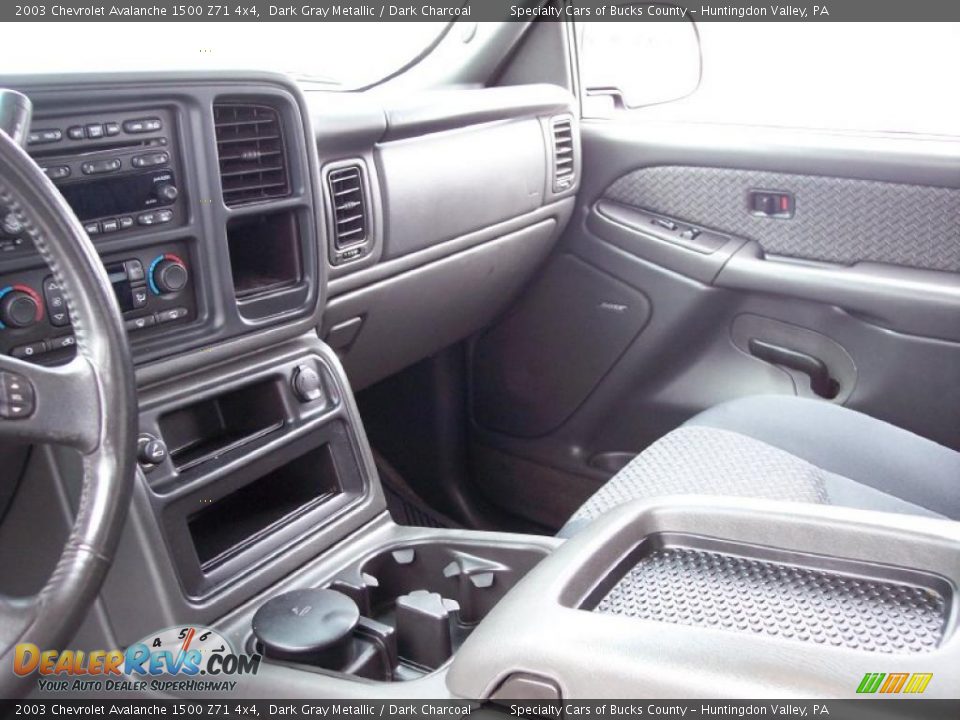 2003 Chevrolet Avalanche 1500 Z71 4x4 Dark Gray Metallic / Dark Charcoal Photo #29