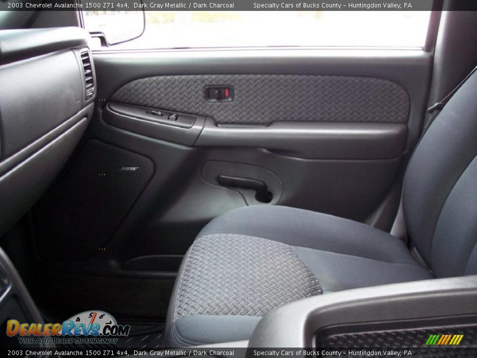 2003 Chevrolet Avalanche 1500 Z71 4x4 Dark Gray Metallic / Dark Charcoal Photo #30