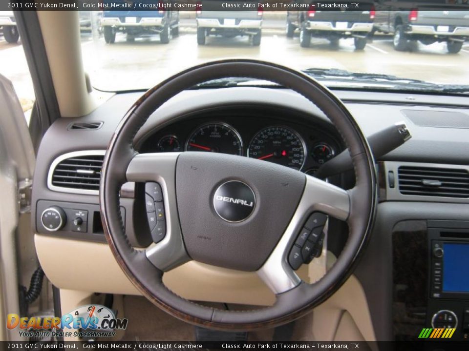 2011 GMC Yukon Denali Steering Wheel Photo #10