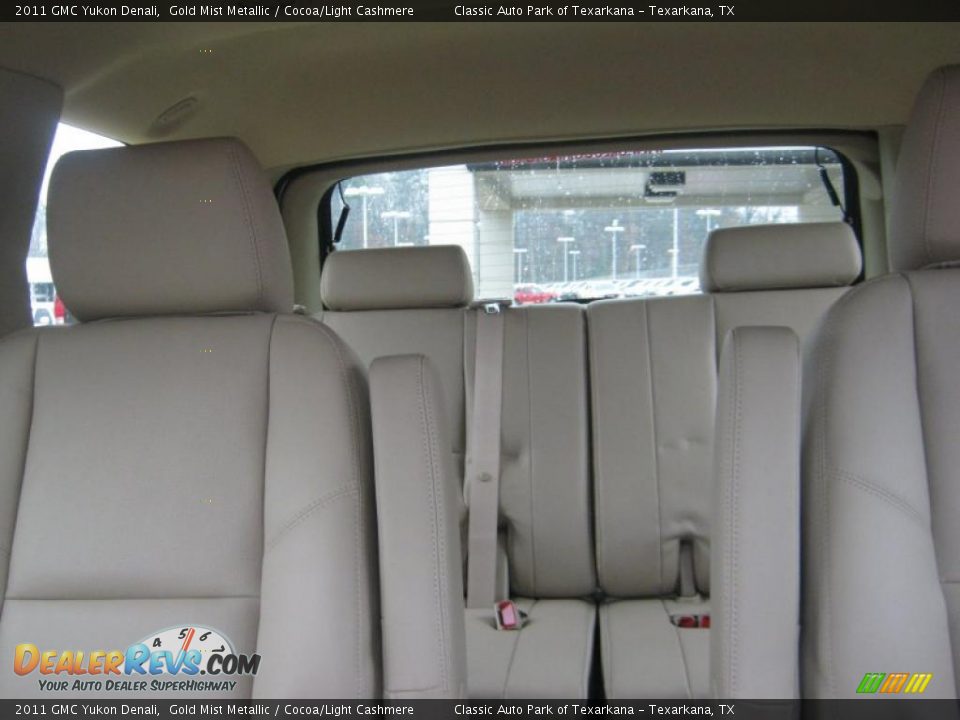 2011 GMC Yukon Denali Gold Mist Metallic / Cocoa/Light Cashmere Photo #18