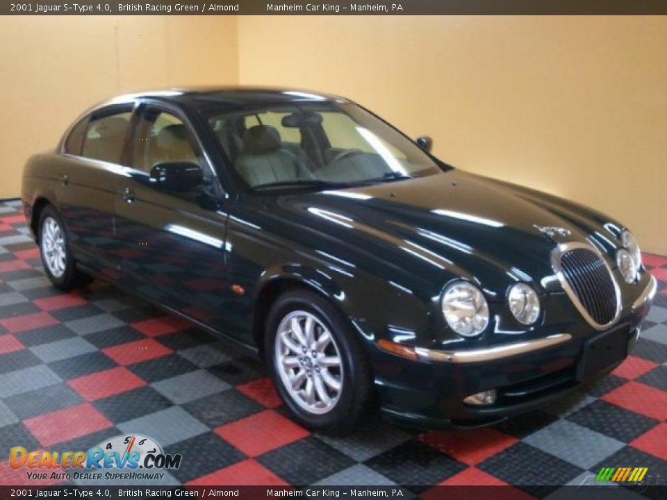 2001 Jaguar S-Type 4.0 British Racing Green / Almond Photo #1