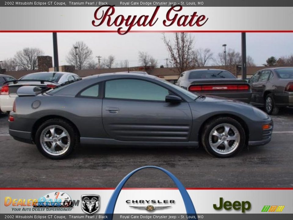 2002 Mitsubishi Eclipse GT Coupe Titanium Pearl / Black Photo #1