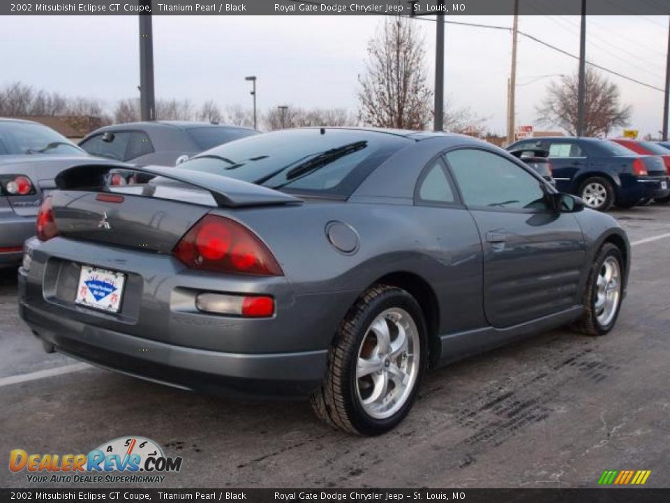 2002 Mitsubishi Eclipse GT Coupe Titanium Pearl / Black Photo #3