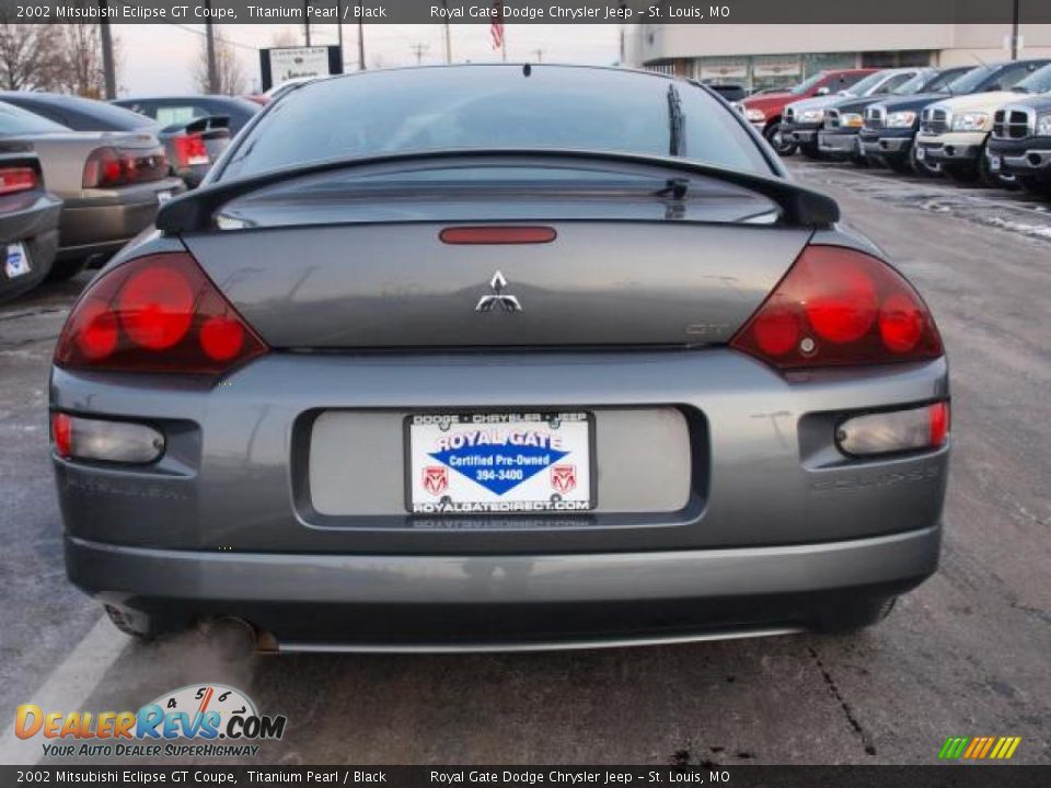 2002 Mitsubishi Eclipse GT Coupe Titanium Pearl / Black Photo #6