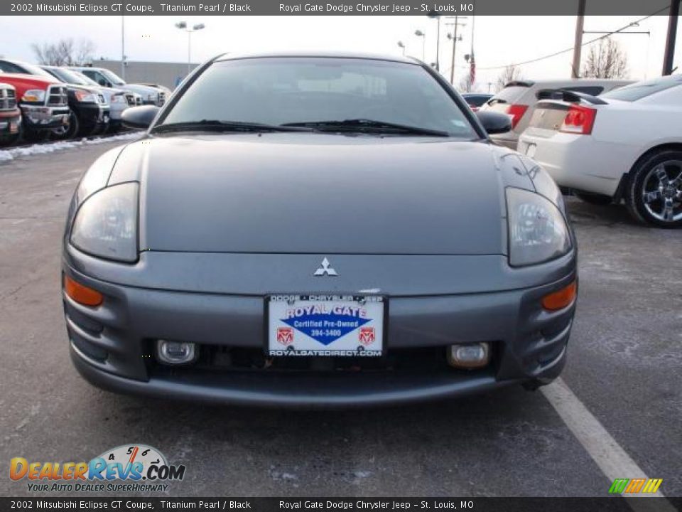 2002 Mitsubishi Eclipse GT Coupe Titanium Pearl / Black Photo #8