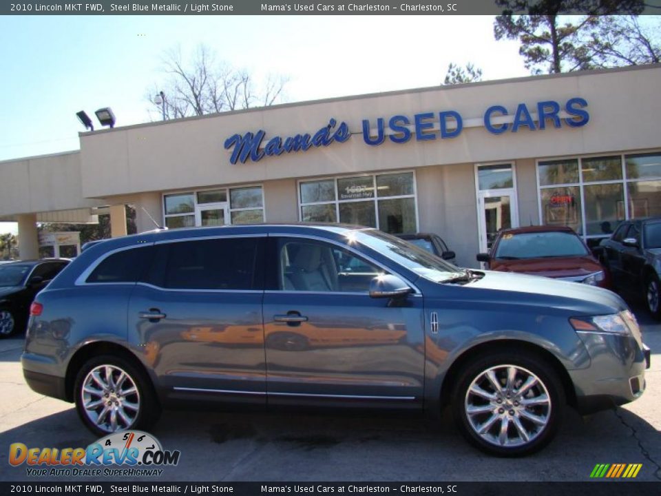 2010 Lincoln MKT FWD Steel Blue Metallic / Light Stone Photo #1