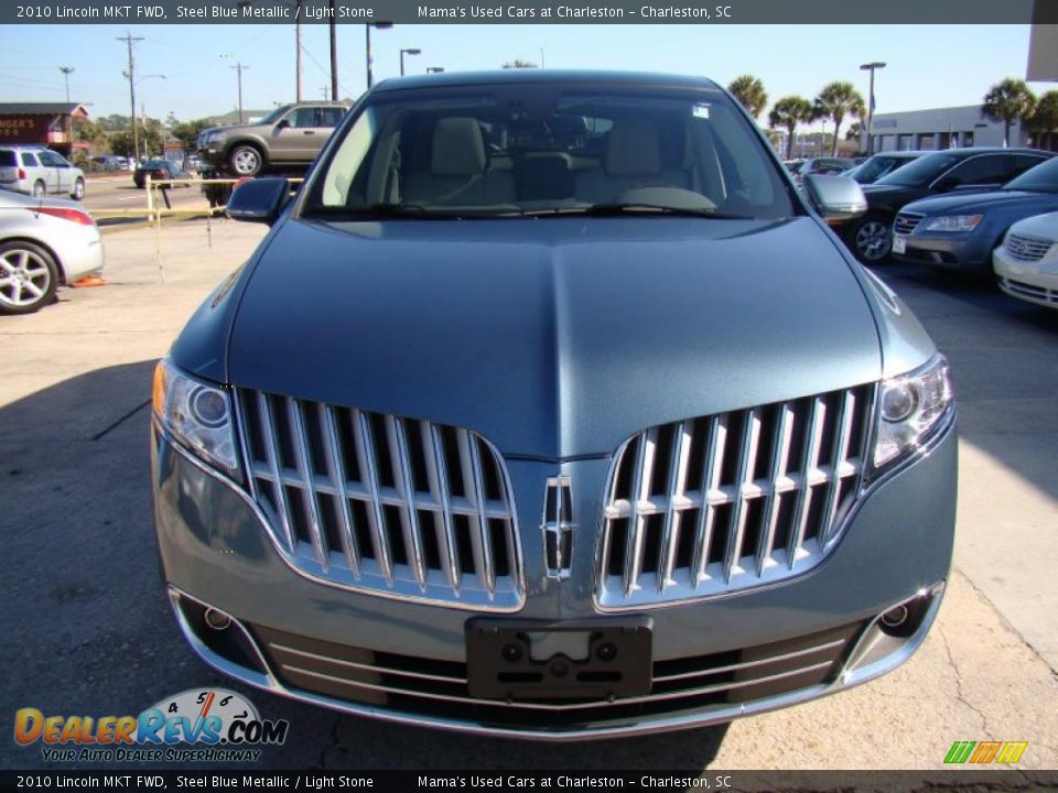 2010 Lincoln MKT FWD Steel Blue Metallic / Light Stone Photo #3