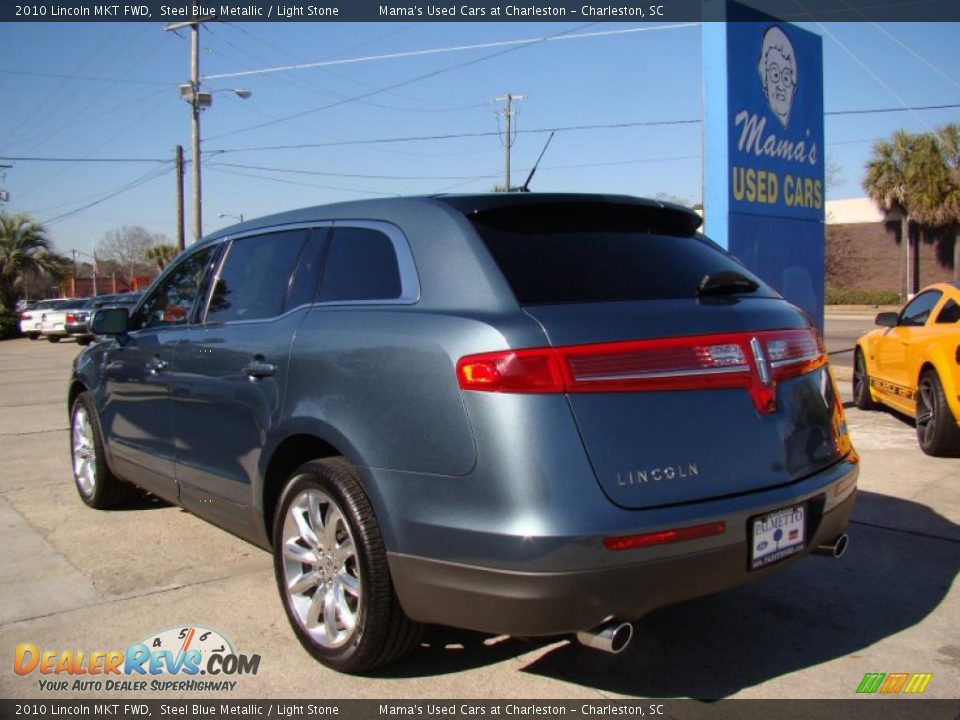 2010 Lincoln MKT FWD Steel Blue Metallic / Light Stone Photo #6