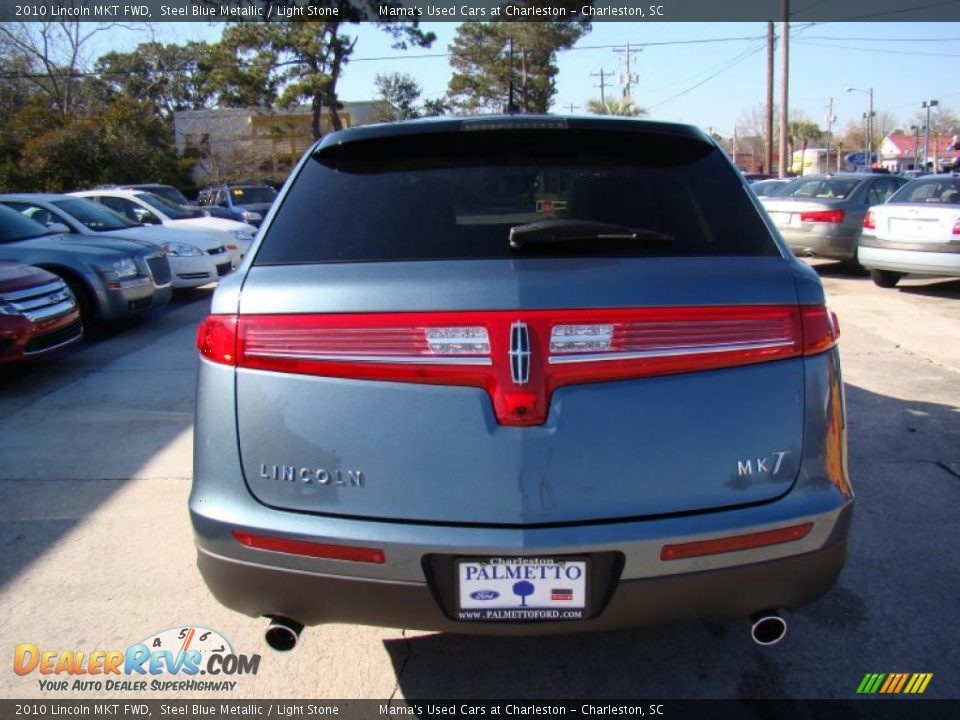 2010 Lincoln MKT FWD Steel Blue Metallic / Light Stone Photo #7