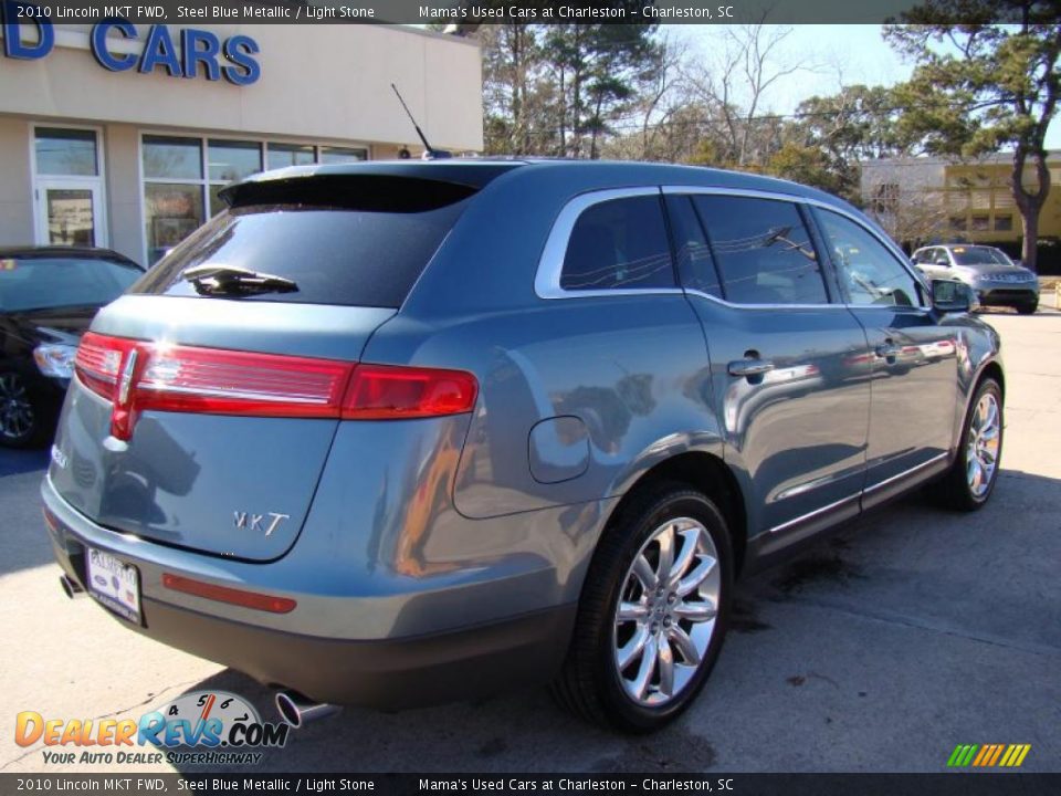 2010 Lincoln MKT FWD Steel Blue Metallic / Light Stone Photo #8