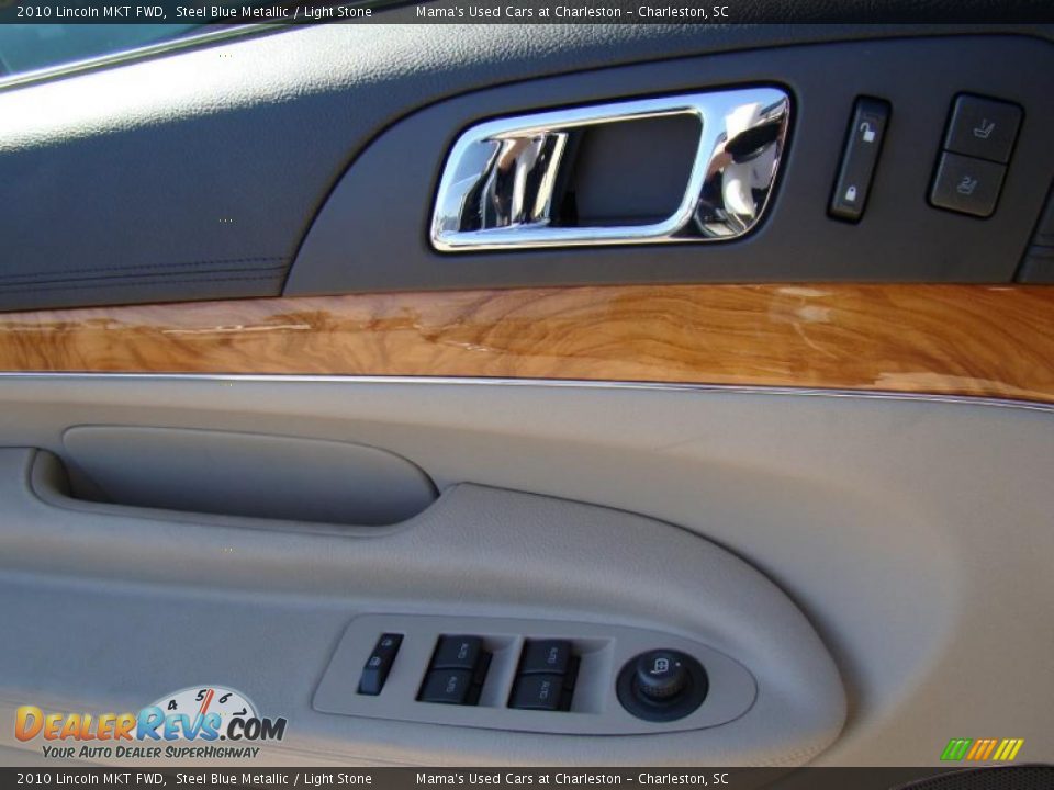 2010 Lincoln MKT FWD Steel Blue Metallic / Light Stone Photo #24