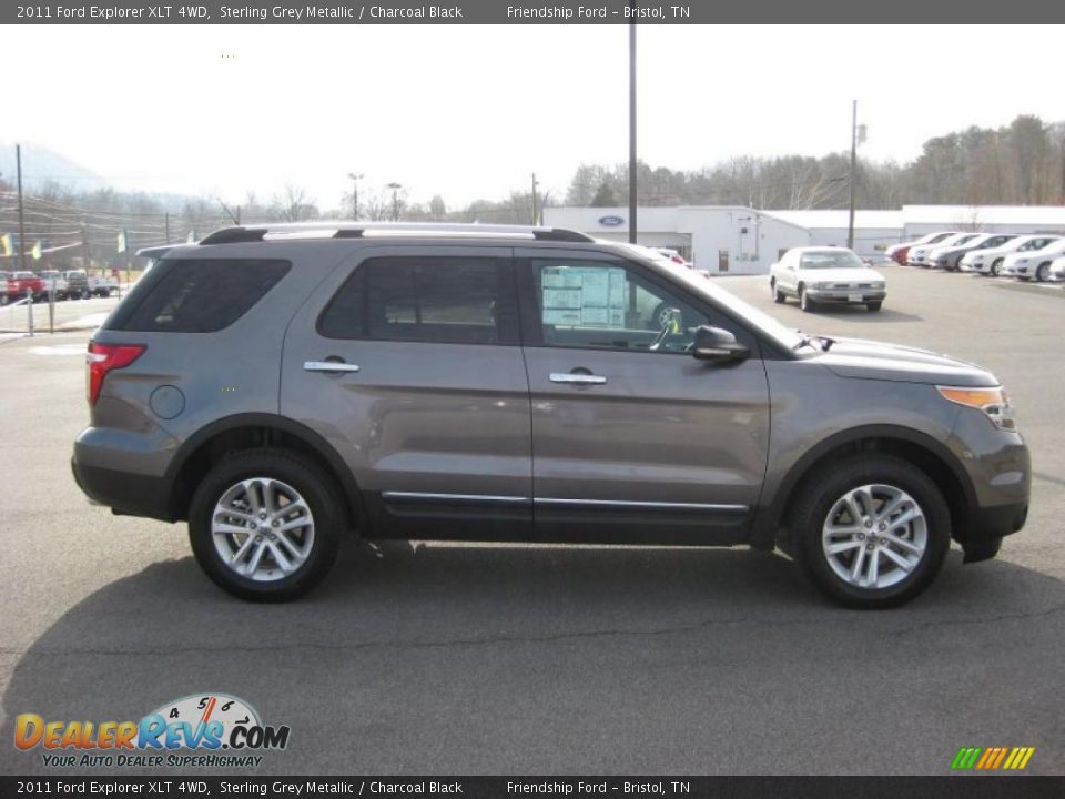 2011 Ford Explorer XLT 4WD Sterling Grey Metallic / Charcoal Black Photo #5