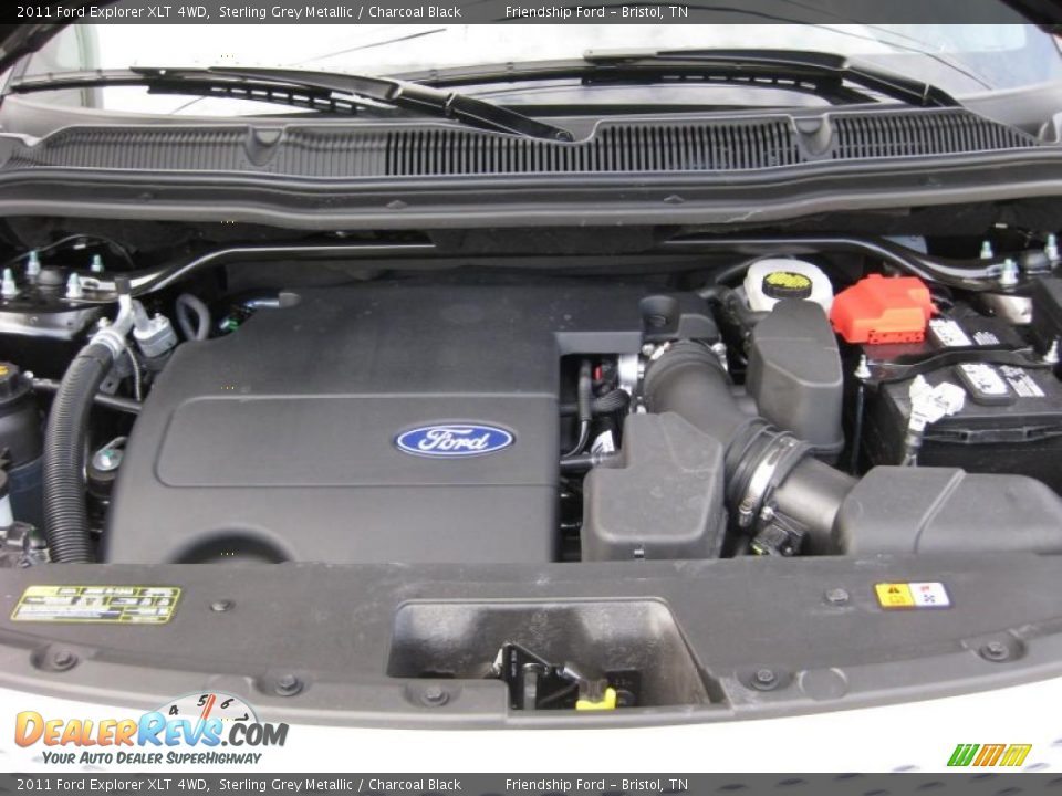 2011 Ford Explorer XLT 4WD 3.5 Liter DOHC 24-Valve TiVCT V6 Engine Photo #10