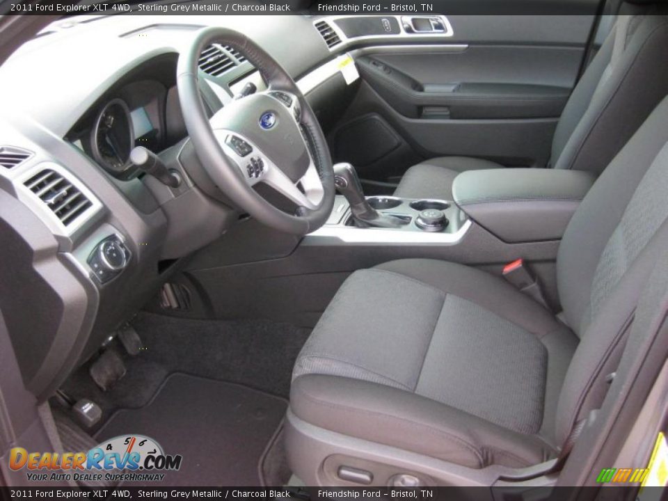 Charcoal Black Interior - 2011 Ford Explorer XLT 4WD Photo #12