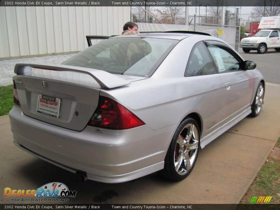 2002 Honda civic ex coupe black #6