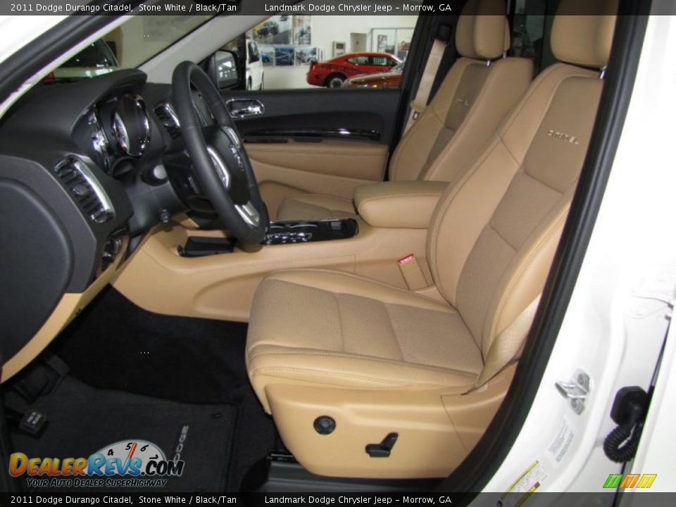 Black/Tan Interior - 2011 Dodge Durango Citadel Photo #5