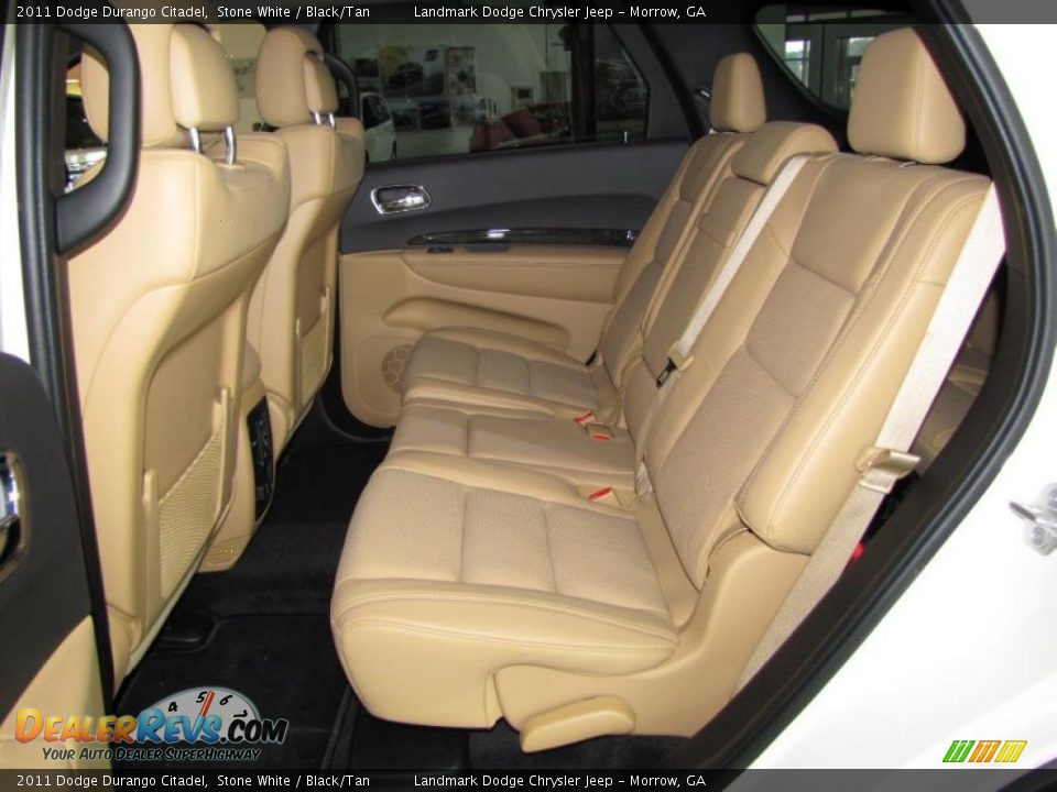 Black/Tan Interior - 2011 Dodge Durango Citadel Photo #6
