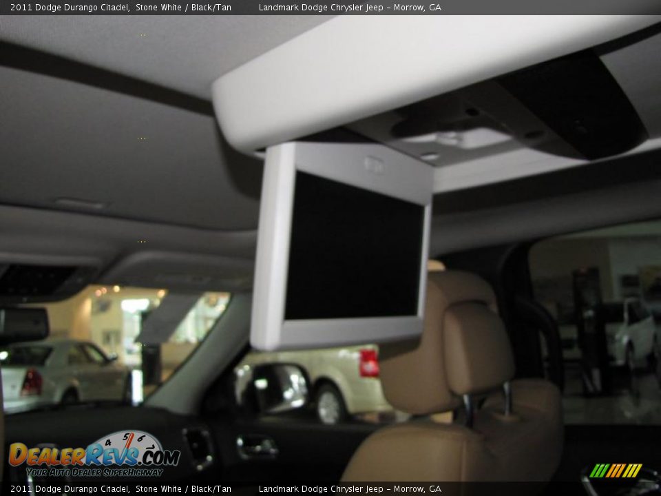 2011 Dodge Durango Citadel Stone White / Black/Tan Photo #7
