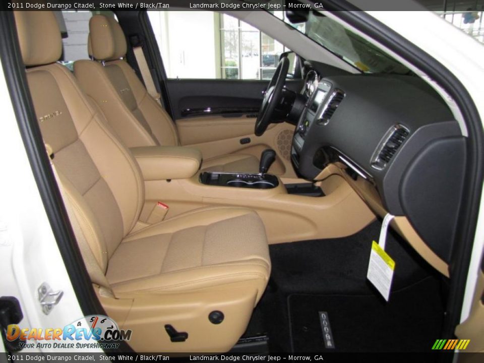 Black/Tan Interior - 2011 Dodge Durango Citadel Photo #9