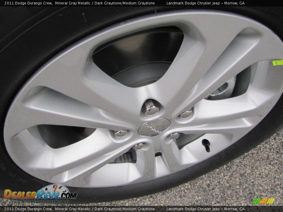 2011 Dodge Durango Crew Mineral Gray Metallic / Dark Graystone/Medium Graystone Photo #5
