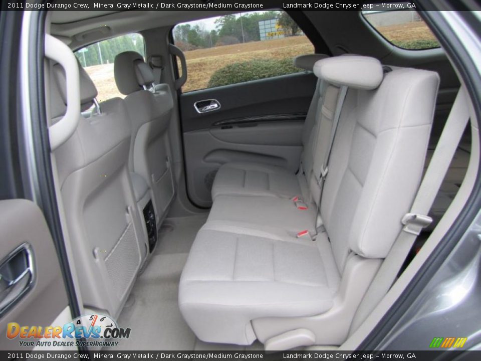 Dark Graystone/Medium Graystone Interior - 2011 Dodge Durango Crew Photo #7