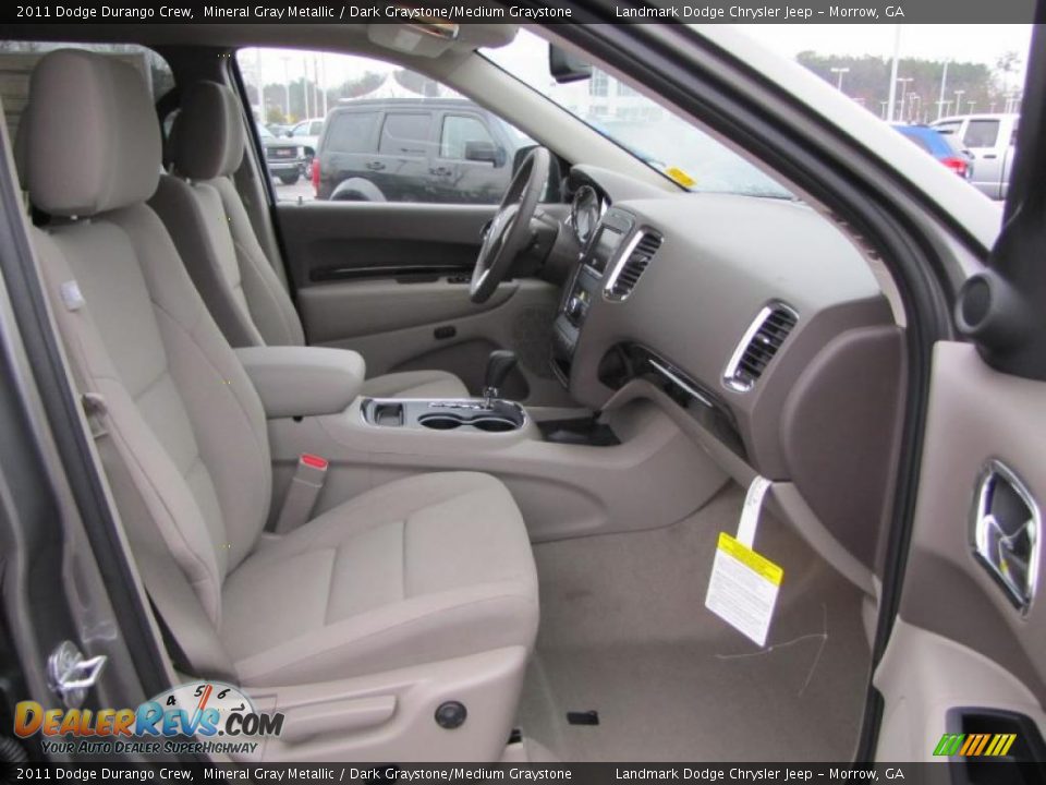 2011 Dodge Durango Crew Mineral Gray Metallic / Dark Graystone/Medium Graystone Photo #10