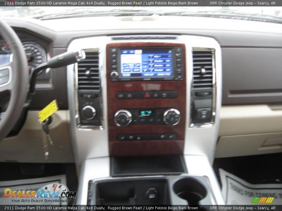 2011 Dodge Ram 3500 HD Laramie Mega Cab 4x4 Dually Rugged Brown Pearl / Light Pebble Beige/Bark Brown Photo #10