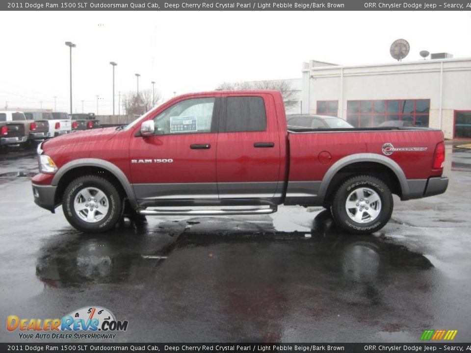 Deep Cherry Red Crystal Pearl 2011 Dodge Ram 1500 SLT Outdoorsman Quad Cab Photo #8