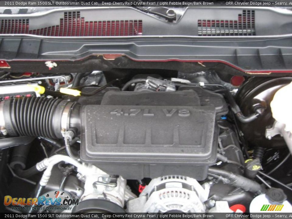 2011 Dodge Ram 1500 SLT Outdoorsman Quad Cab 4.7 Liter SOHC 16-Valve Flex-Fuel V8 Engine Photo #17