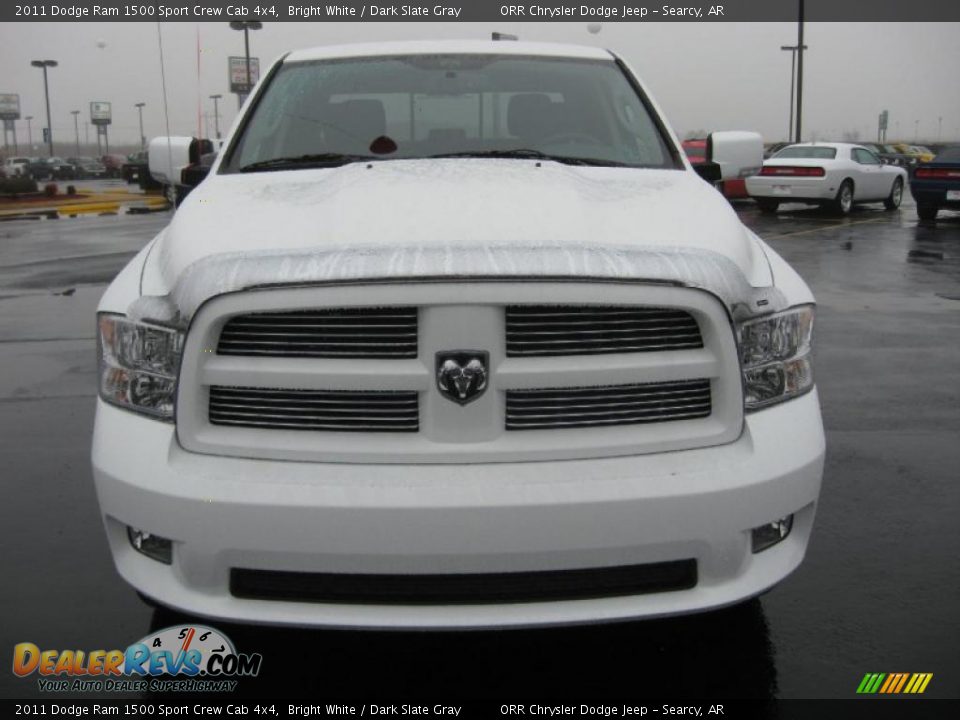2011 Dodge Ram 1500 Sport Crew Cab 4x4 Bright White / Dark Slate Gray Photo #2