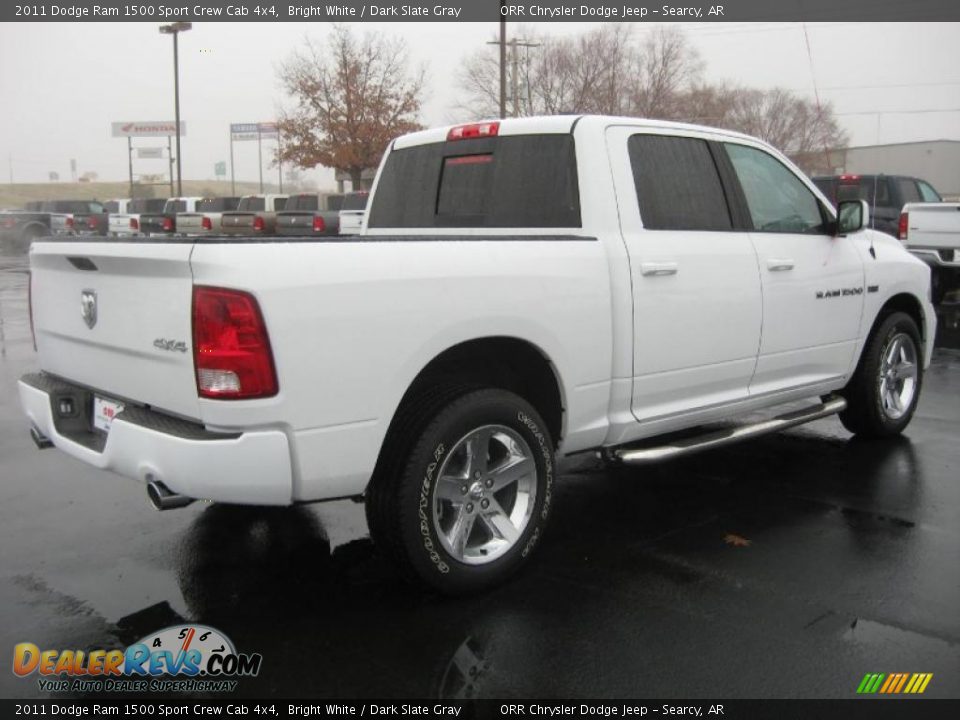 Bright White 2011 Dodge Ram 1500 Sport Crew Cab 4x4 Photo #5