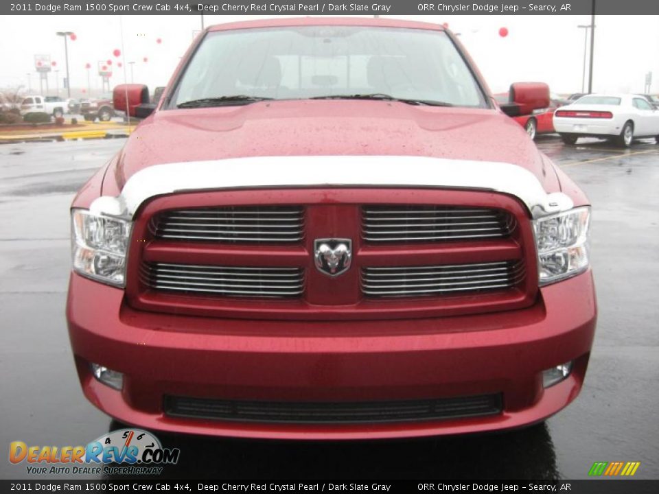 2011 Dodge Ram 1500 Sport Crew Cab 4x4 Deep Cherry Red Crystal Pearl / Dark Slate Gray Photo #2