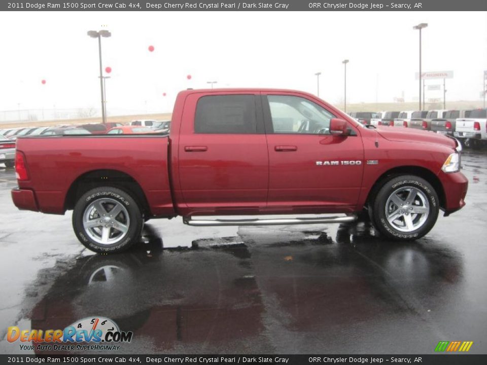 Deep Cherry Red Crystal Pearl 2011 Dodge Ram 1500 Sport Crew Cab 4x4 Photo #4