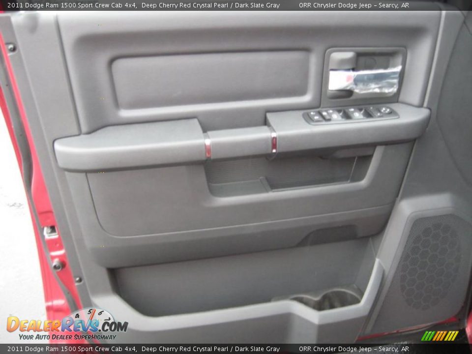 2011 Dodge Ram 1500 Sport Crew Cab 4x4 Deep Cherry Red Crystal Pearl / Dark Slate Gray Photo #12