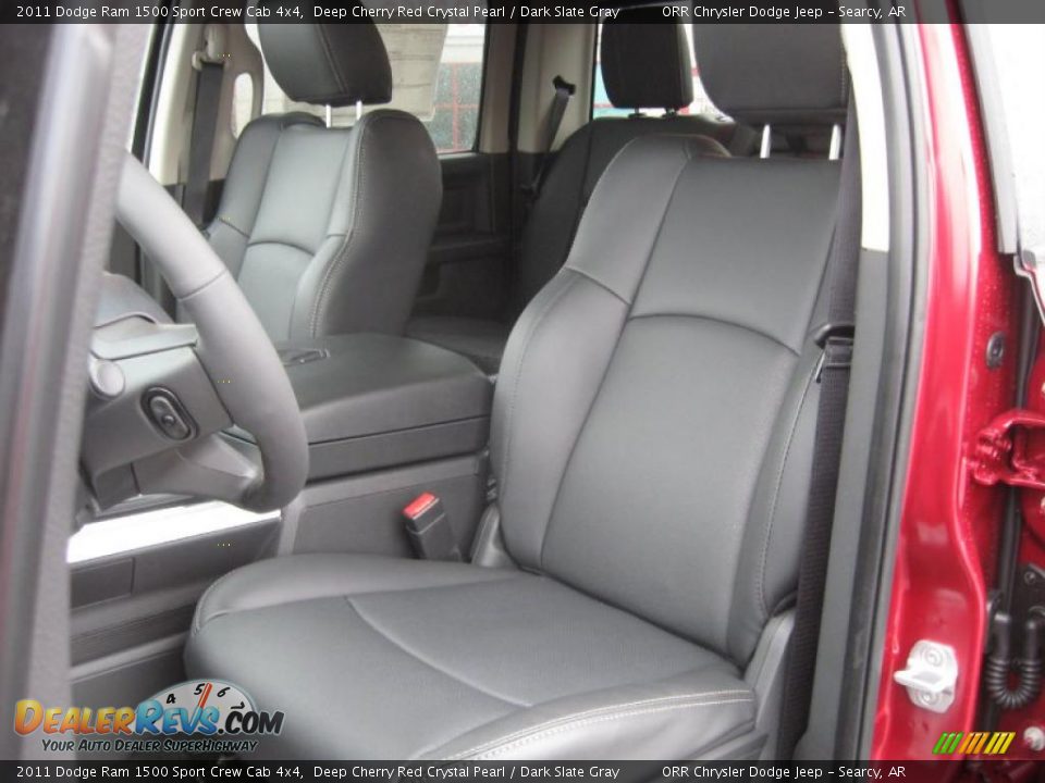 2011 Dodge Ram 1500 Sport Crew Cab 4x4 Deep Cherry Red Crystal Pearl / Dark Slate Gray Photo #13