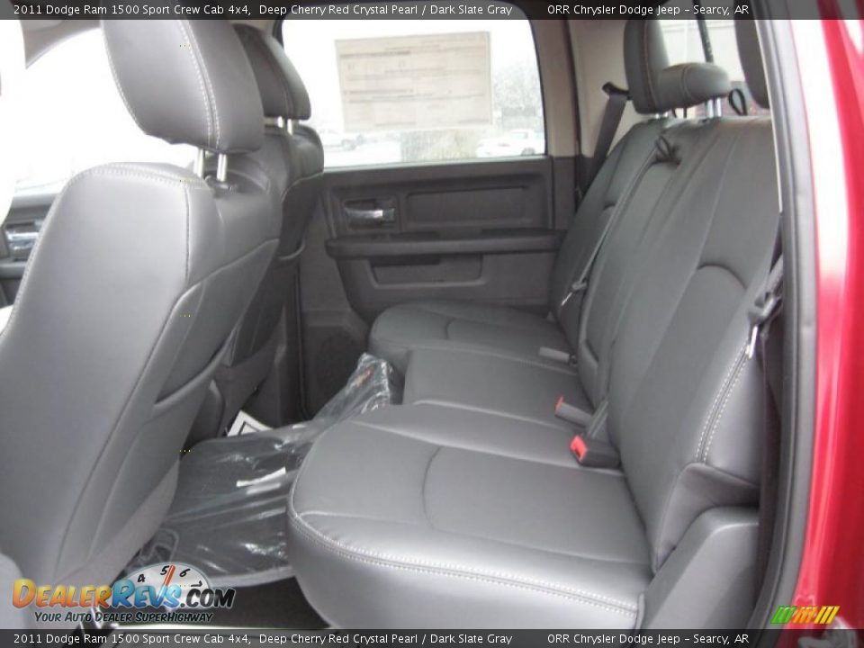 2011 Dodge Ram 1500 Sport Crew Cab 4x4 Deep Cherry Red Crystal Pearl / Dark Slate Gray Photo #14