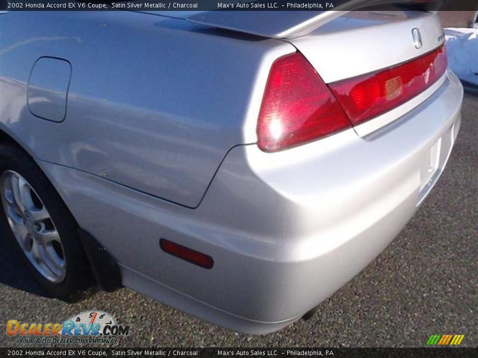 2002 Honda Accord EX V6 Coupe Satin Silver Metallic / Charcoal Photo #36