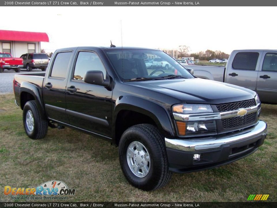 2008 Chevrolet Colorado LT Z71 Crew Cab Black / Ebony Photo #2