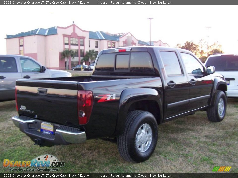 2008 Chevrolet Colorado LT Z71 Crew Cab Black / Ebony Photo #4