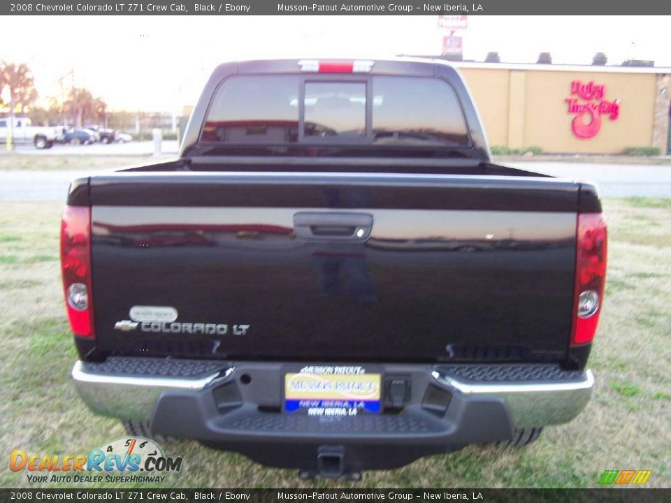 2008 Chevrolet Colorado LT Z71 Crew Cab Black / Ebony Photo #5