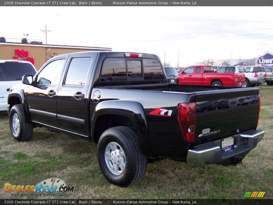 2008 Chevrolet Colorado LT Z71 Crew Cab Black / Ebony Photo #6