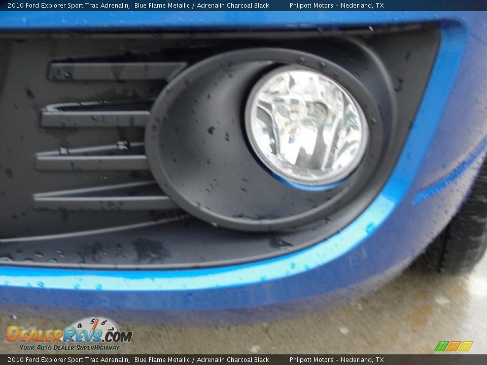 2010 Ford Explorer Sport Trac Adrenalin Blue Flame Metallic / Adrenalin Charcoal Black Photo #11
