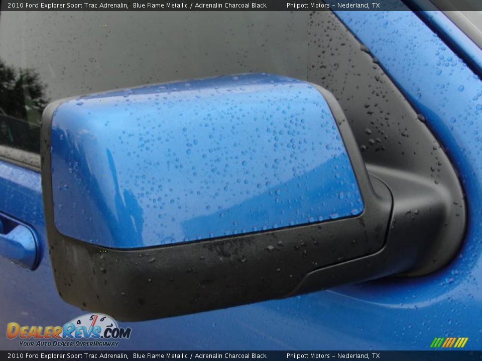 2010 Ford Explorer Sport Trac Adrenalin Blue Flame Metallic / Adrenalin Charcoal Black Photo #17